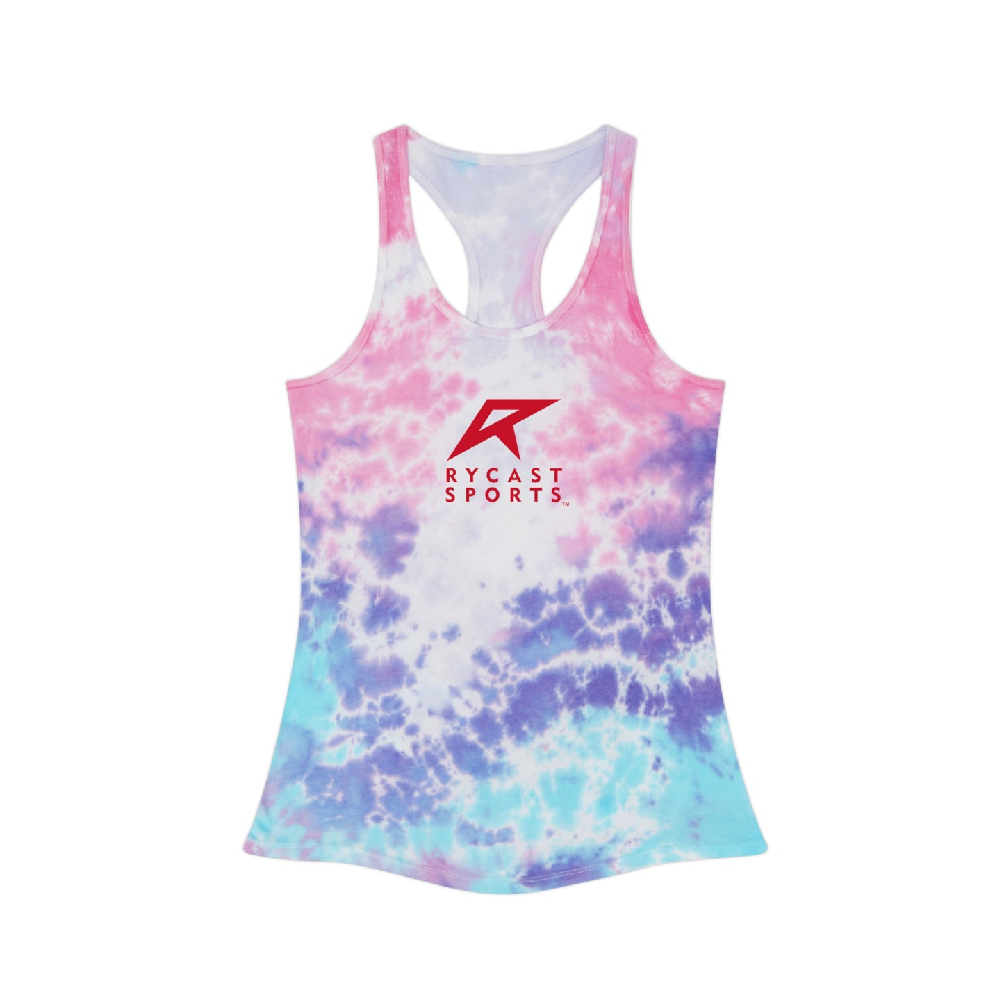 RYCAST SPORTS Tie Dye Racerback Tank Top