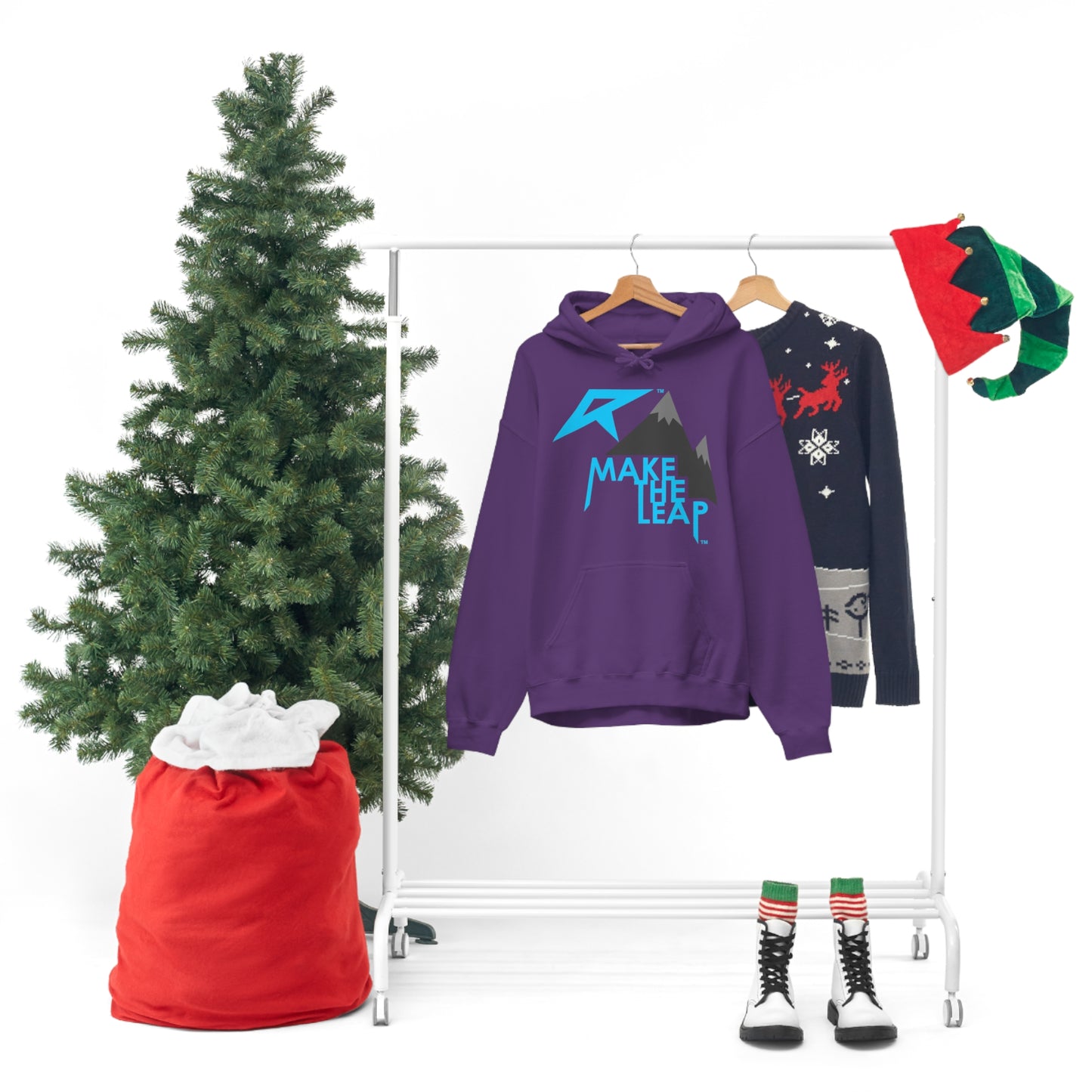 MAKE THE LEAP - Unisex Heavy Blend™ Hooded Sweatshirt