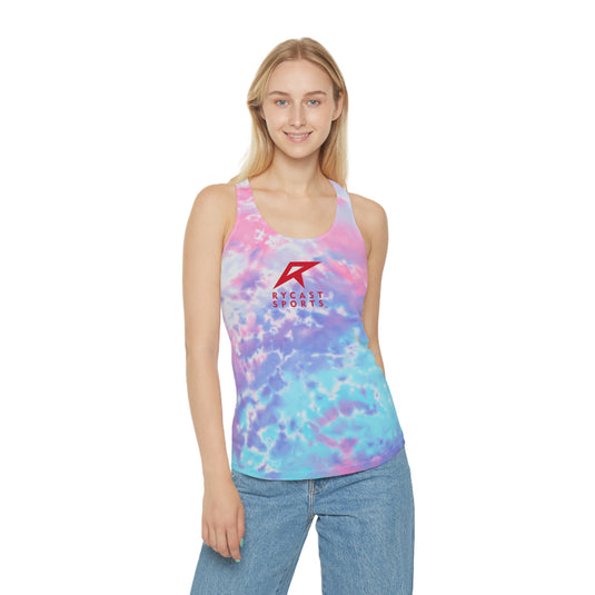 RYCAST SPORTS Tie Dye Racerback Tank Top