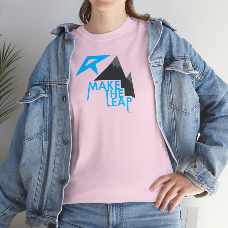 Load image into Gallery viewer, MAKE THE LEAP - Fitness T-shirt - Unisex Heavy Cotton Tee
