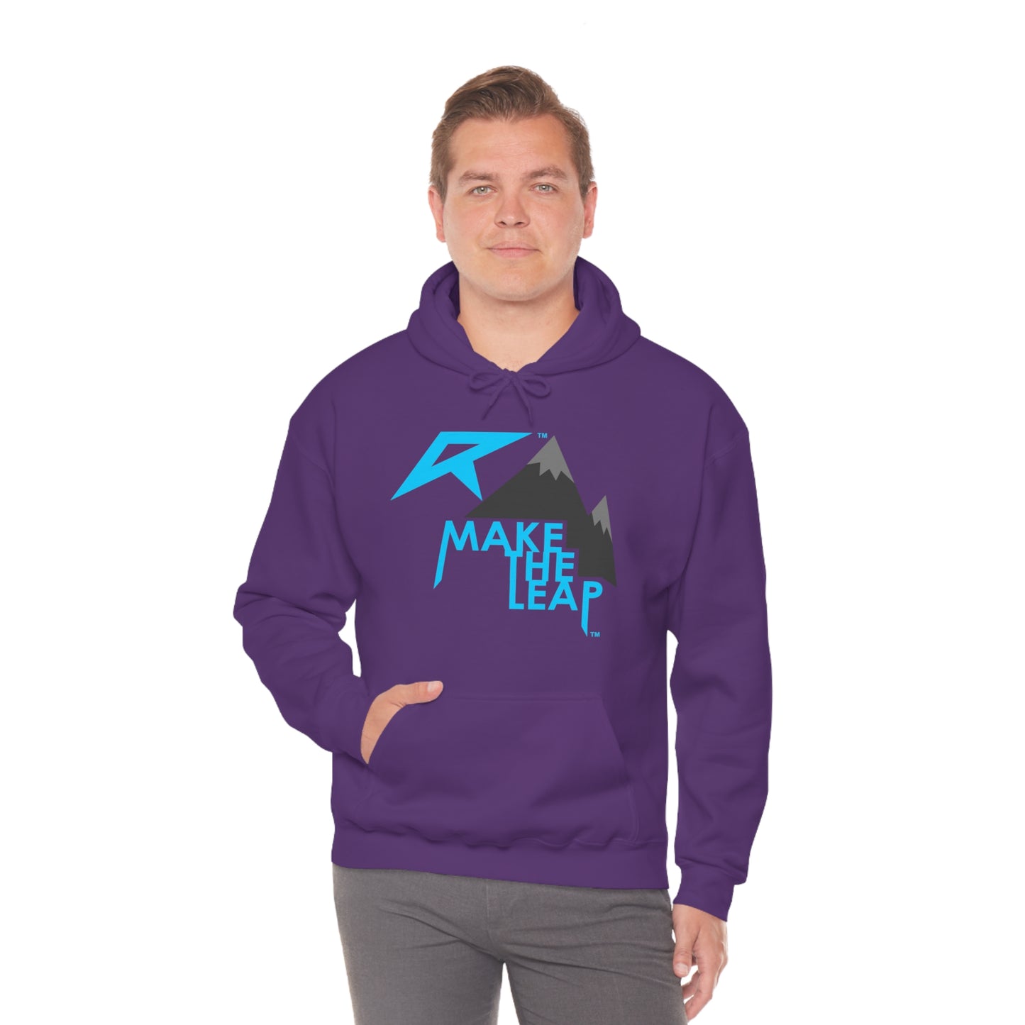 MAKE THE LEAP - Unisex Heavy Blend™ Hooded Sweatshirt