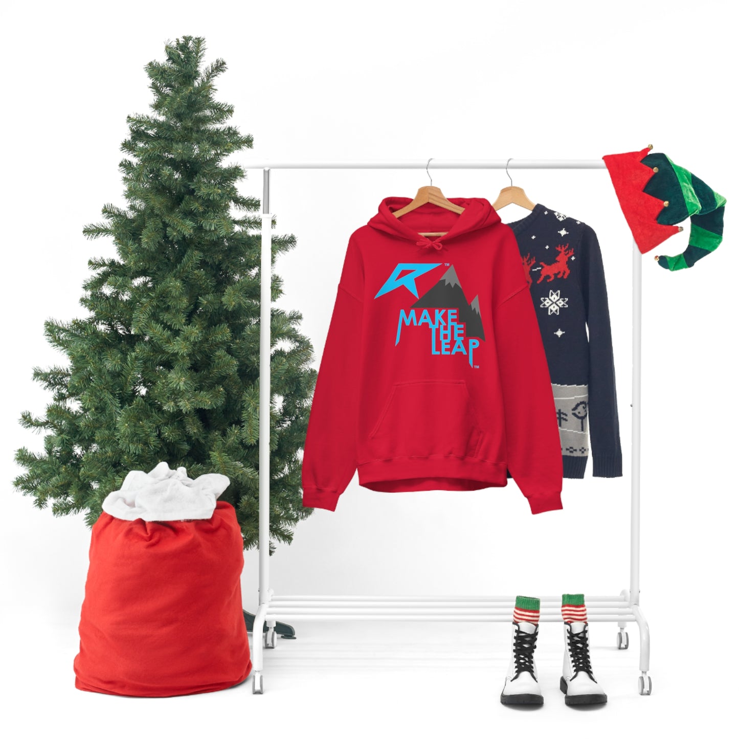 MAKE THE LEAP - Unisex Heavy Blend™ Hooded Sweatshirt