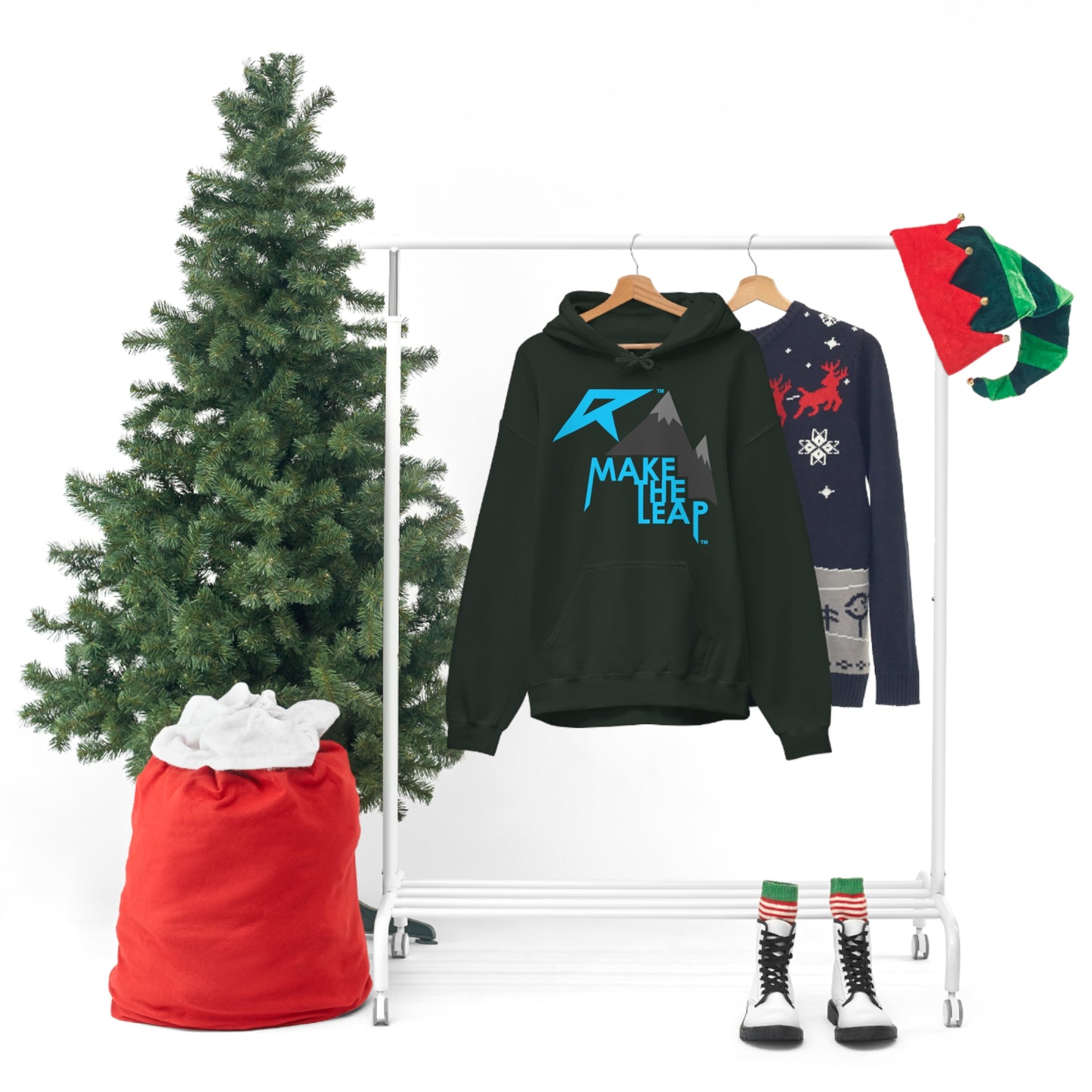 MAKE THE LEAP - Unisex Heavy Blend™ Hooded Sweatshirt