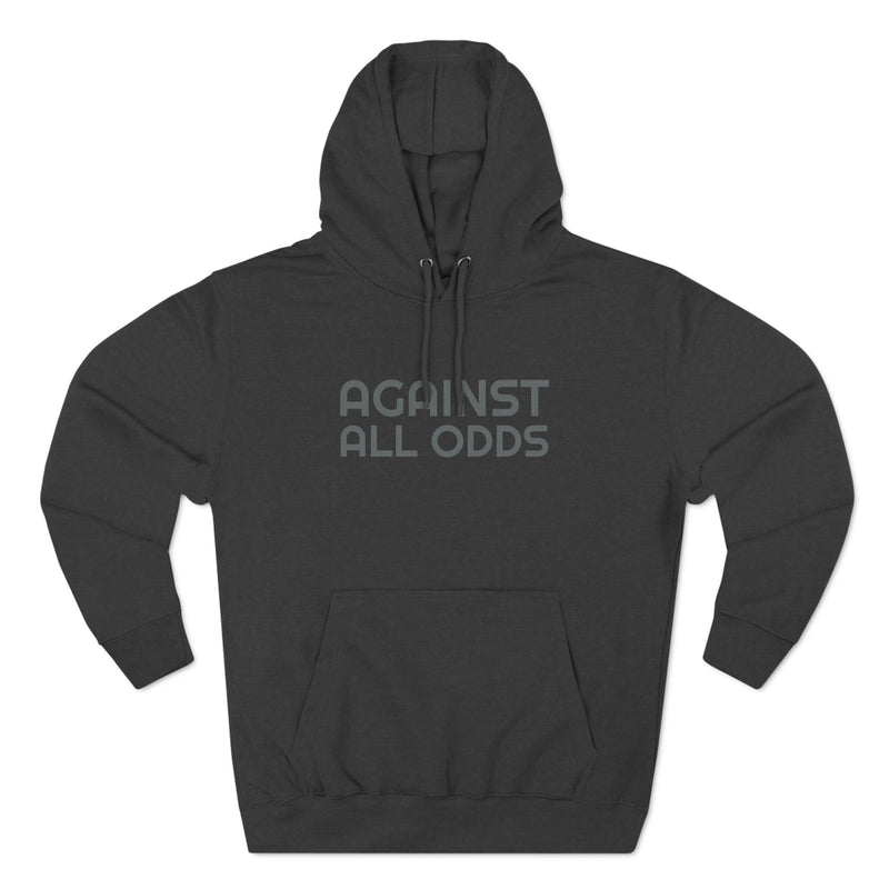 Load image into Gallery viewer, &quot;AGAINST ALL ODDS&quot; Stealth Fleece Hoodie
