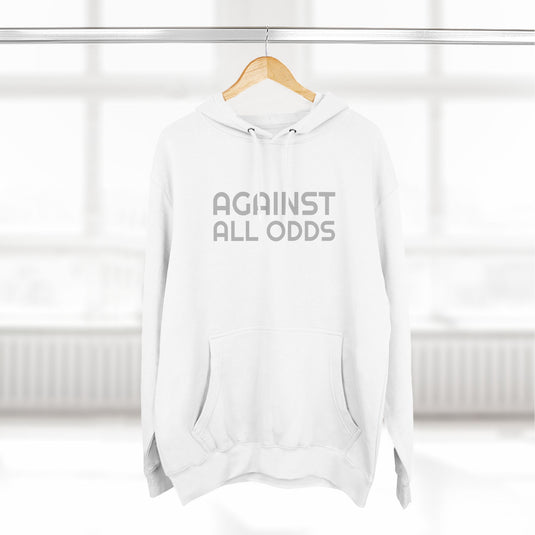 "AGAINST ALL ODDS" Stealth Fleece Hoodie