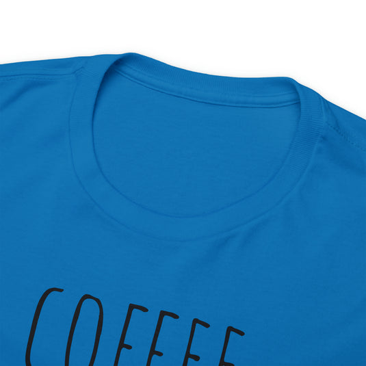 Coffee + Metal T-Shirt - Unisex Heavy Cotton Tee
