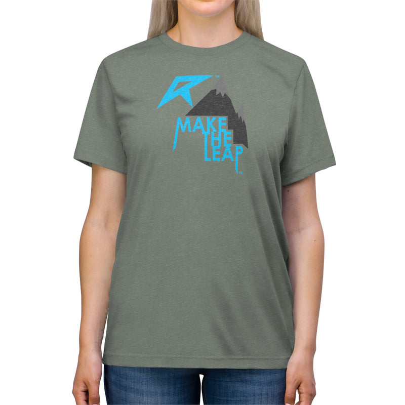 Load image into Gallery viewer, Make the Leap T-Shirt - Unisex Triblend Tee
