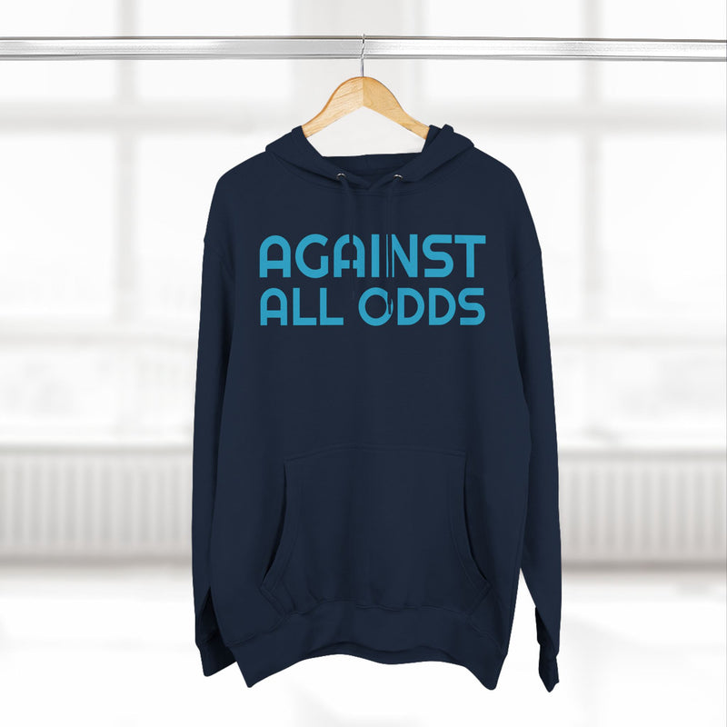 Load image into Gallery viewer, &quot;AGAINST ALL ODDS&quot; Stealth Fleece Hoodie
