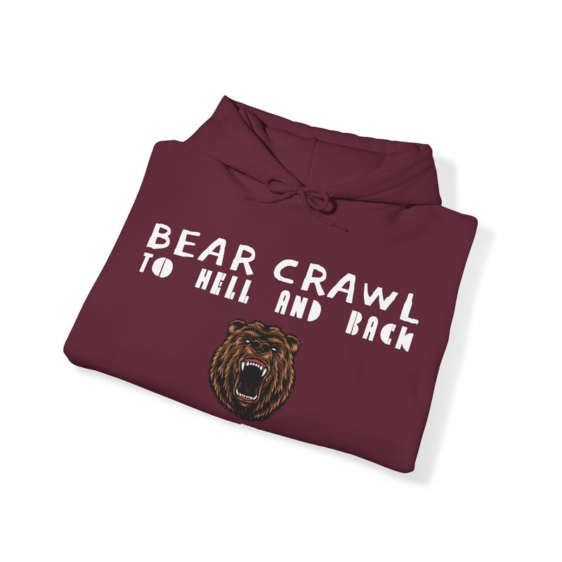 Load image into Gallery viewer, Bear Crawl to Hell and Back - Unisex Heavy Blend™ Hooded Sweatshirt
