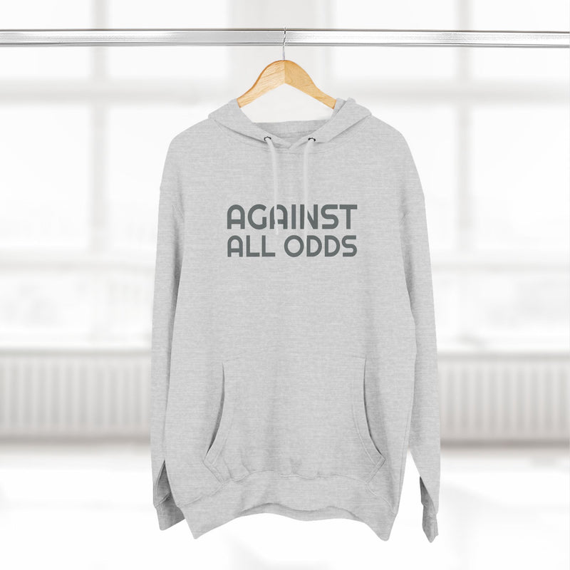 Load image into Gallery viewer, &quot;AGAINST ALL ODDS&quot; Stealth Fleece Hoodie
