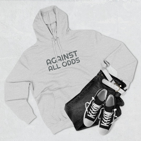 "AGAINST ALL ODDS" Stealth Fleece Hoodie