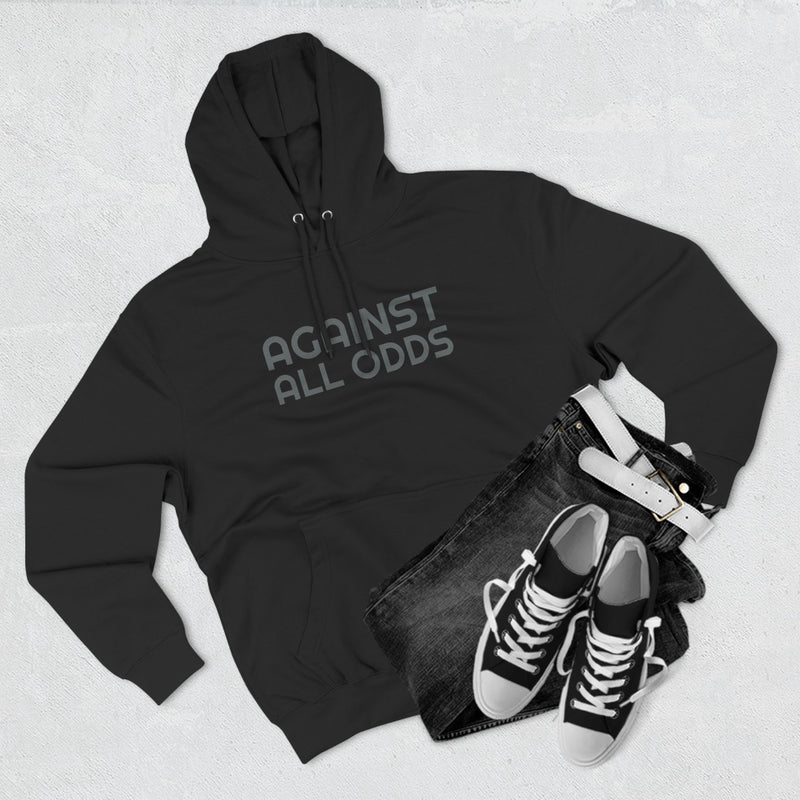 Load image into Gallery viewer, &quot;AGAINST ALL ODDS&quot; Stealth Fleece Hoodie
