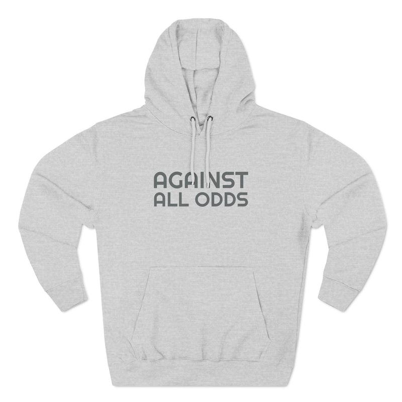 Load image into Gallery viewer, &quot;AGAINST ALL ODDS&quot; Stealth Fleece Hoodie
