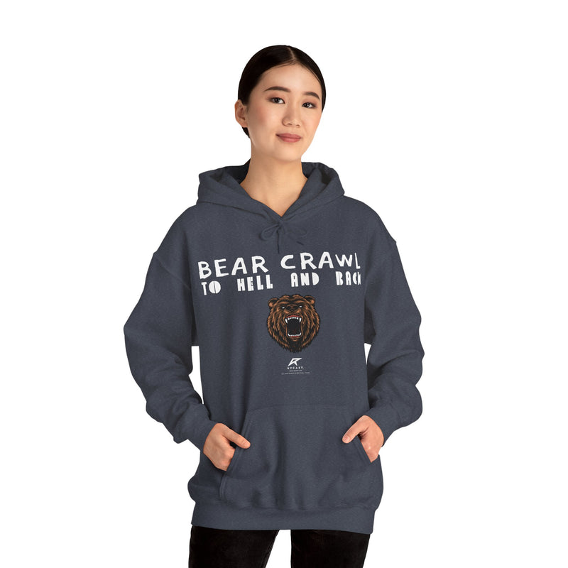 Load image into Gallery viewer, Bear Crawl to Hell and Back - Unisex Heavy Blend™ Hooded Sweatshirt
