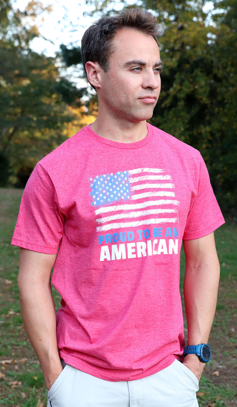 Load image into Gallery viewer, Proud to Be an American - Unisex Softstyle T-Shirt
