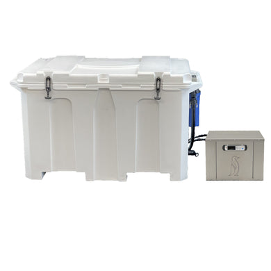 100 Gallon Insulated Rigid Tub with 3/4 HP Chiller, No Ice Needed