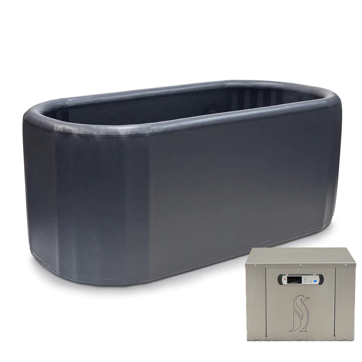 Load image into Gallery viewer, 100 Gallon Tough Inflatable Insulated Tub with 3/4 HP Chiller, No Ice Needed

