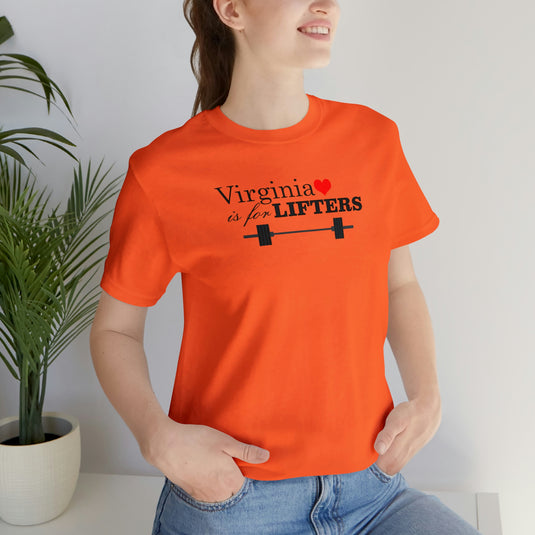 Virginia is for Lifters - Unisex Jersey Short Sleeve Tee