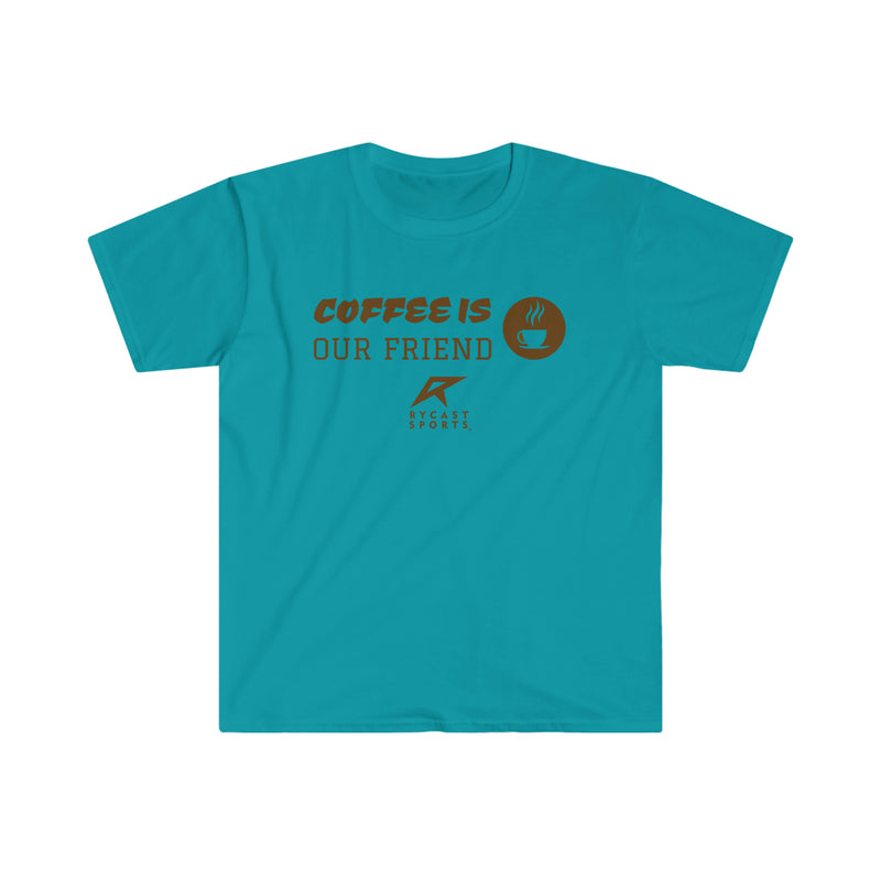 Load image into Gallery viewer, Coffee is Our Friend - Unisex Softstyle T-Shirt
