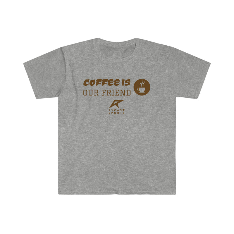 Load image into Gallery viewer, Coffee is Our Friend - Unisex Softstyle T-Shirt
